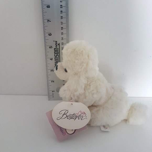 BESTEVER Plush Puppy Passion Pansy Poodle Sitting Toy Dog Stuffed Animal - Picture 3 of 13